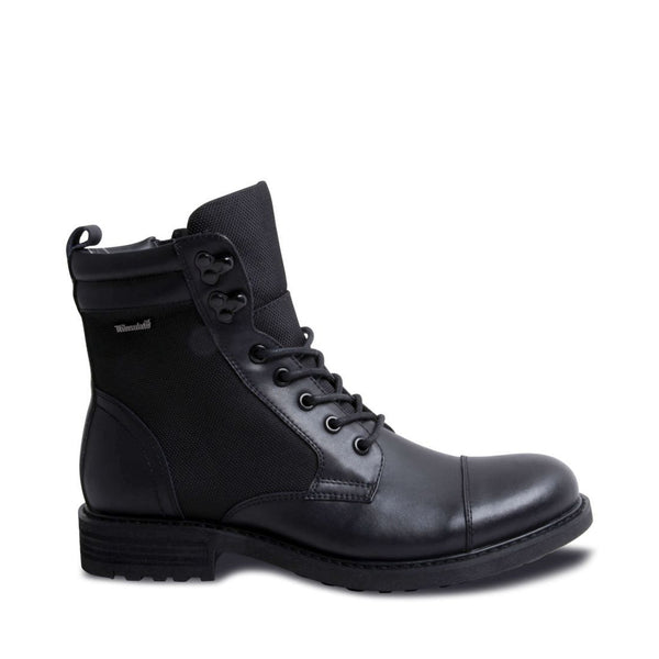 waterproof black leather boots