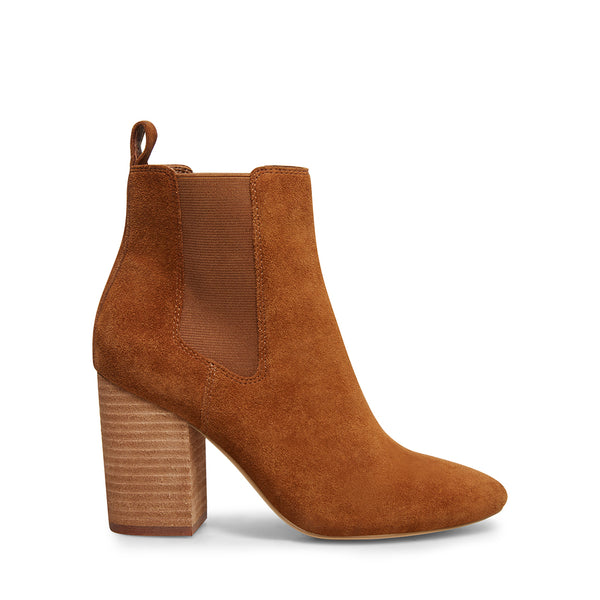 tan suede bootie