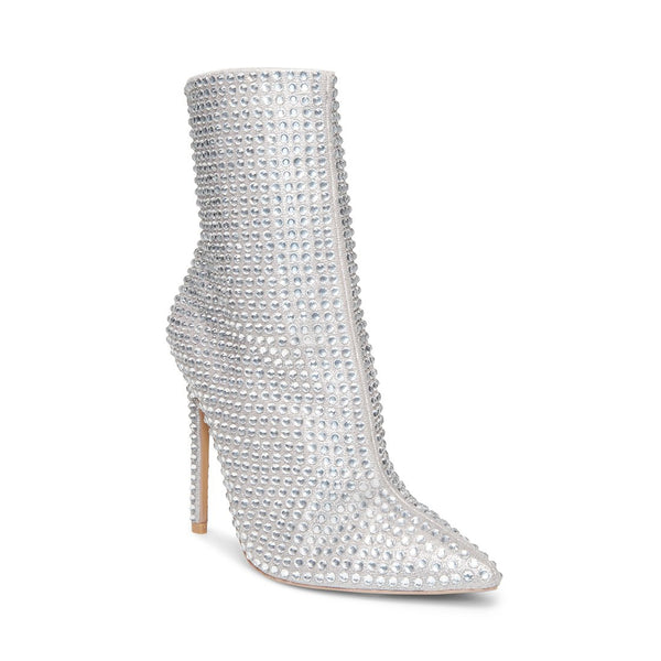 steve madden silver glitter boots