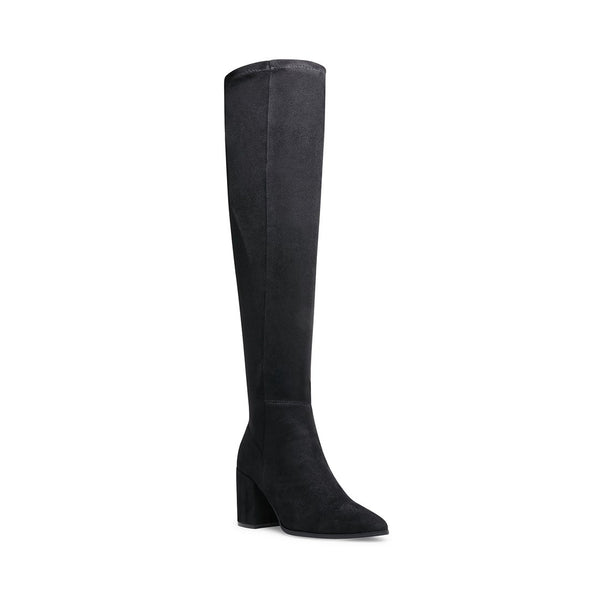 black knee high boots steve madden