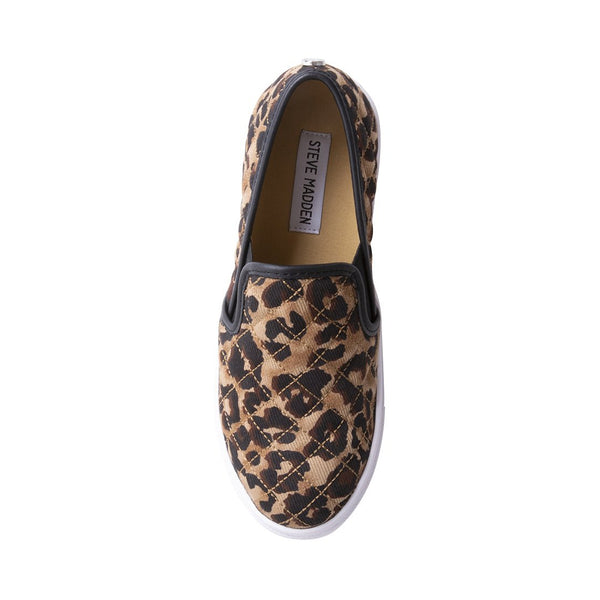 steve madden women's ecentrcq sneaker leopard