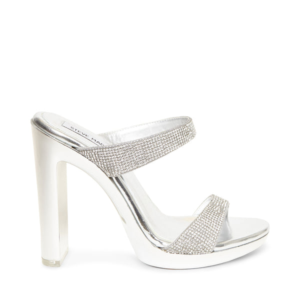 steve madden silver platform sneakers