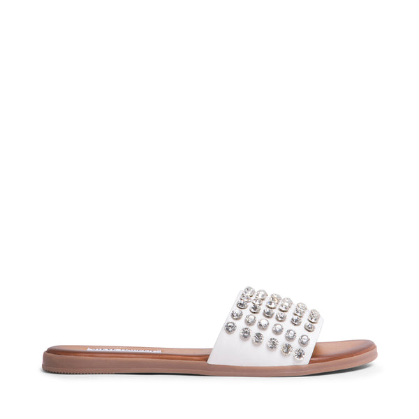 steve madden slides white