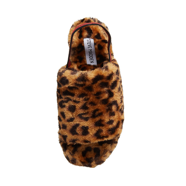 steve madden leopard slippers
