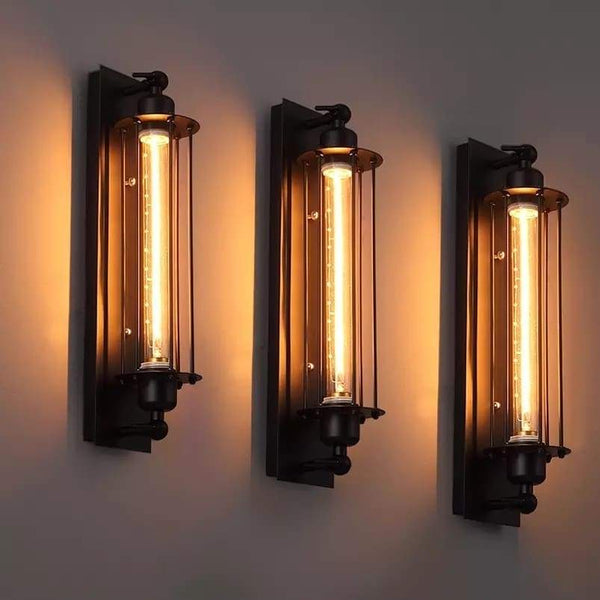 Vlek Voorkomen Mos Industrial Style Vintage Bar Wall Lamp – Warmly