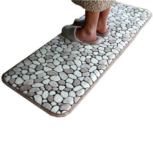 pebble bath rug