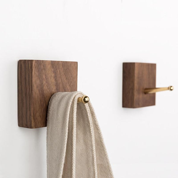 wooden coat rack