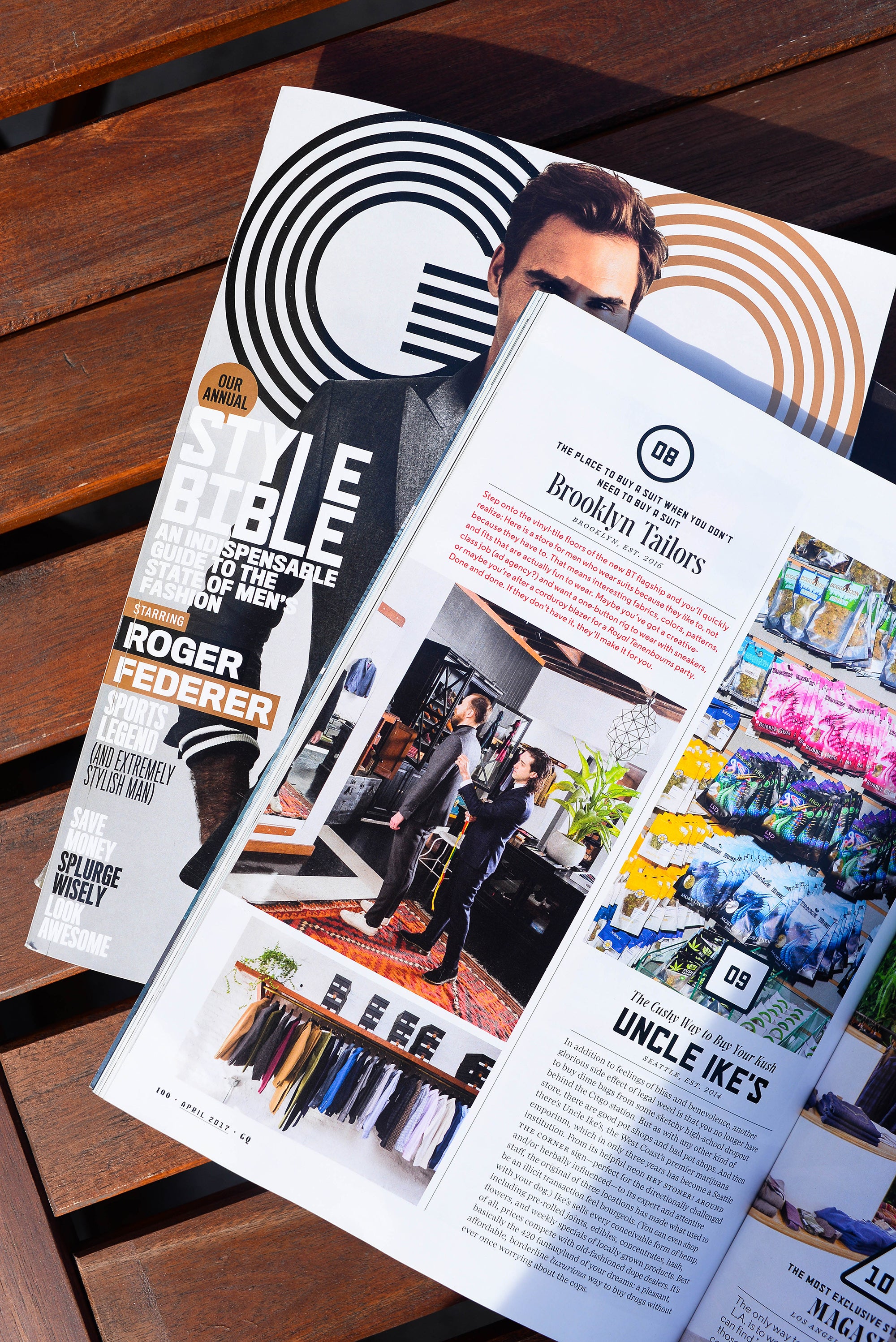 GQ Magazine open to Best New Stores in America article