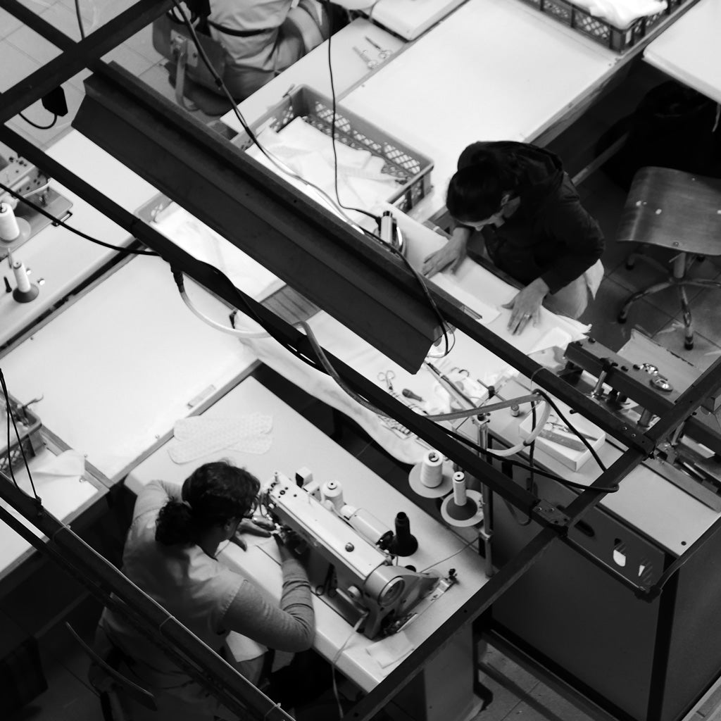 A Bird's Eye View of Our Shirt Workroom