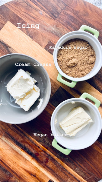 Apple Cinnamon Cake Icing ingredients