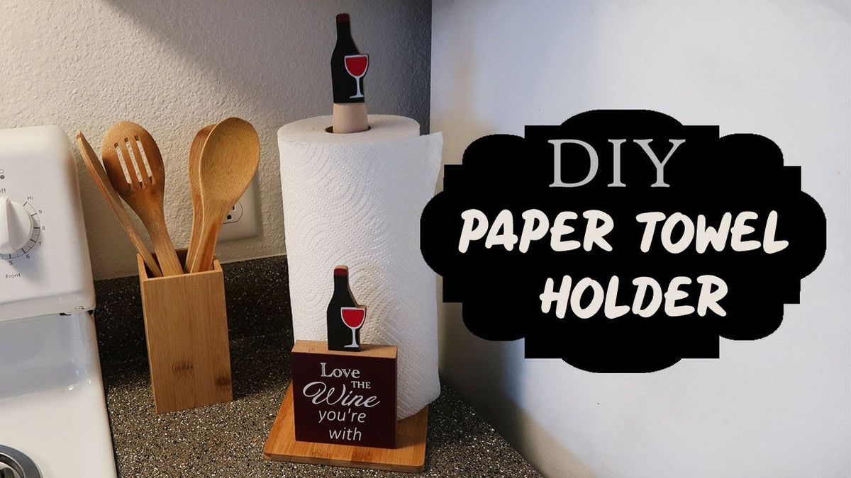 DOLLAR TREE DIY KITCHEN PAPER TOWEL HOLDER by Esrality (2 years ago