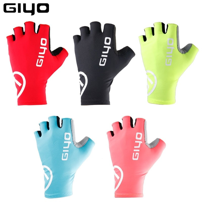 Giyo Breaking Wind Cycling Half Finger Gloves Anti-slip Bicycle