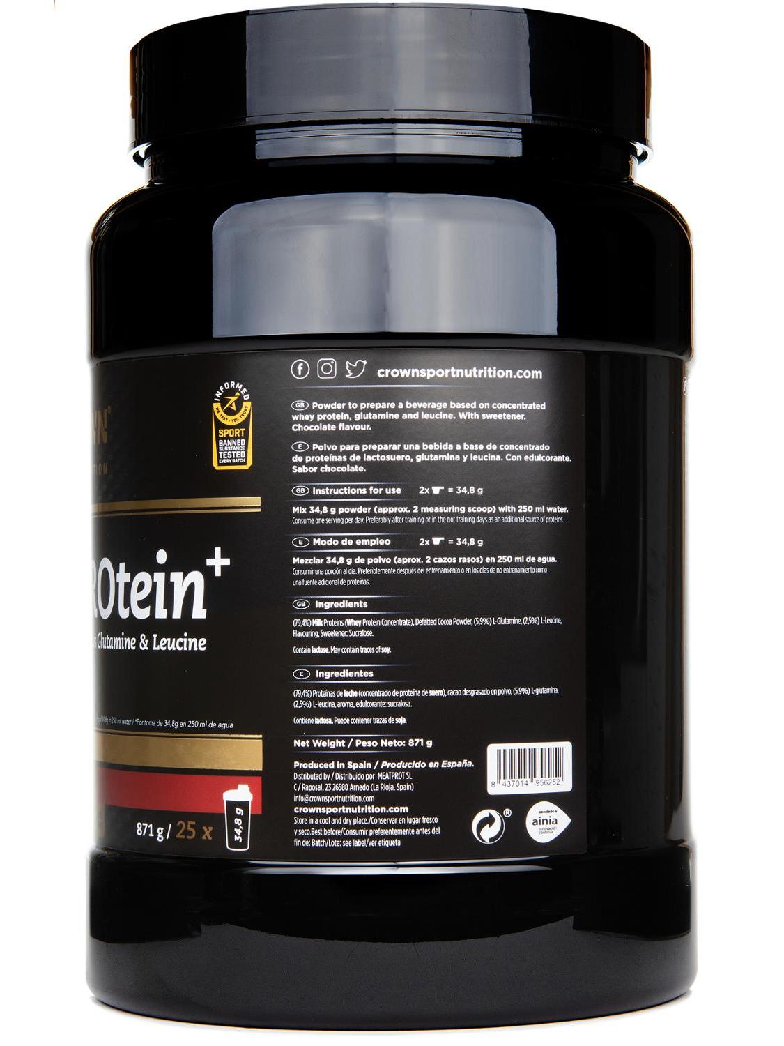Crown Sport Nutrition | Whey Protein Plus | Protein Whey | Muscle mass Protein | Protein powder | Sports supplements | Muscle supplements | Protein | Health care | Sports Nutrition