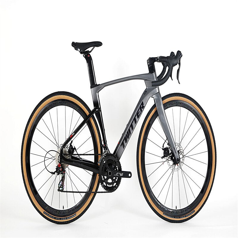 TWITTER Gravel V2 105 R7000-22Speed Hydraulic Disc Brake 700C Carbon Fiber Road Bike carbon road bike complete bycycle for men