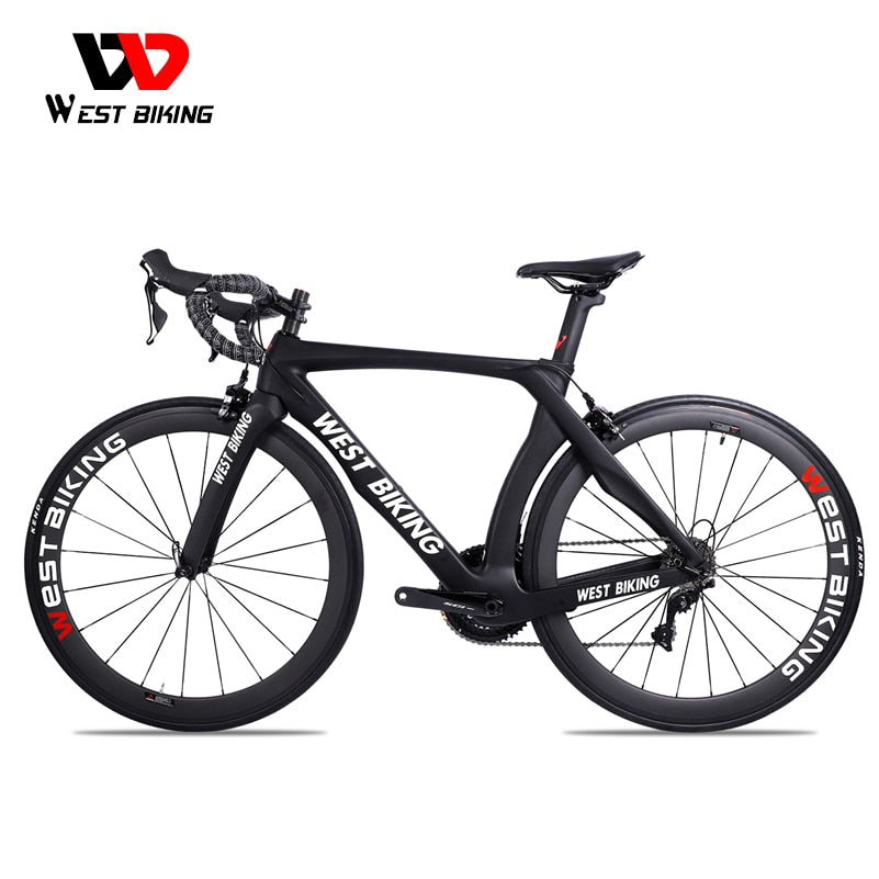 WEST BIKING Carbon Road Bike 700C Road Bike 22 Speed Carbon Racing Road Bike Carbon Fiber Complete Bicycle