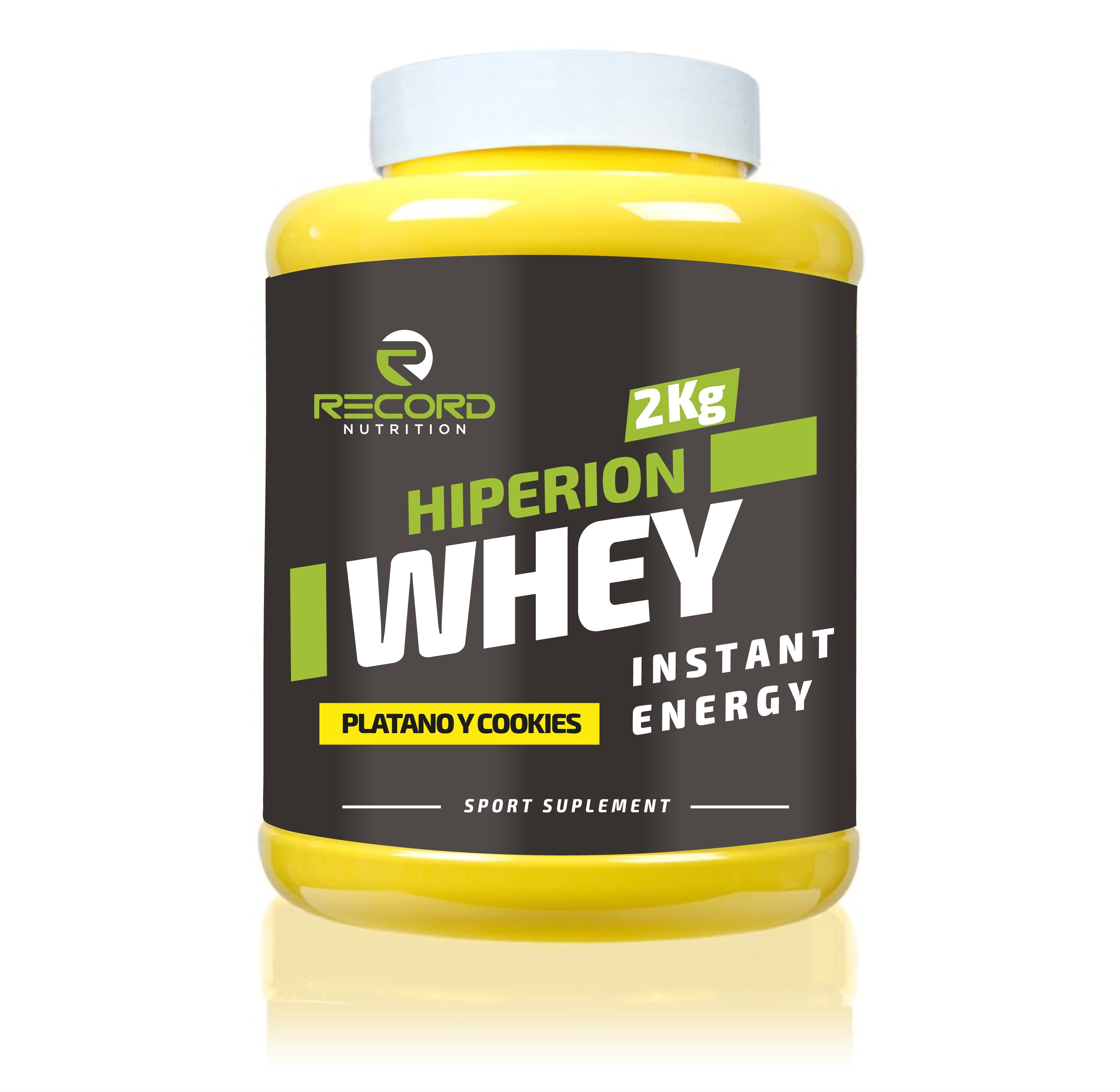HIPERION WHEY 2000GR CHOCOLATE, strawberry, vanilla, banana + SHAKER with amino acids, carbohydrates and serum protein, excellent quality and flavor