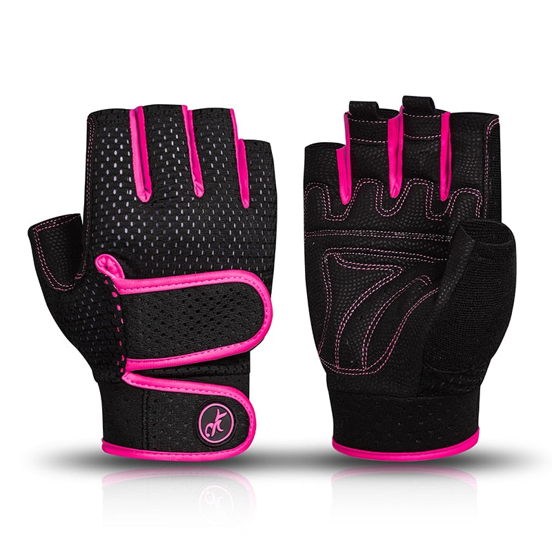 MOREOK Gym Gloves Weight Lifting Glove Men Women Wrist Wrap Fitness Workout Training Glove for Spinning,Exercise,Hanging,Pull Up
