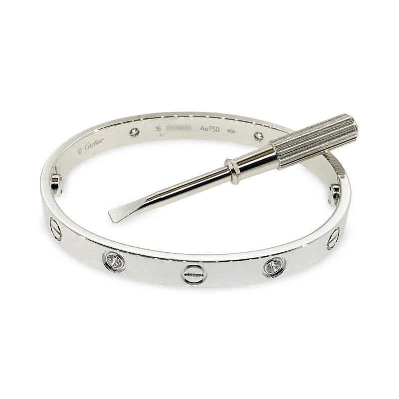 cartier lock bracelet silver