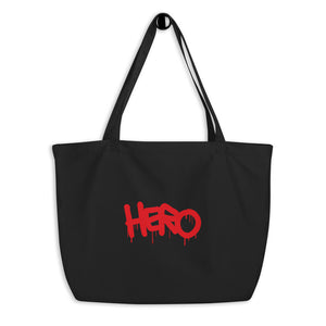 "Hero" Large organic tote bag - shop.designhero