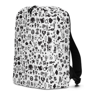 "Skull" Full Printed Minimalist Backpack - shop.designhero