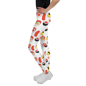 "I love sushis" Youth Leggings design by Hero. - shop.designhero