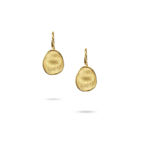 18k Yellow Gold Petite French Wire Drop Earrings Lunaria Ob1341 A A Y 02 Marco Bicego Liljenquist Beckstead