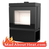 DCS 10kW Contemporary Modern Wood Coal Fired Stove madaboutheat defrom hunter aga