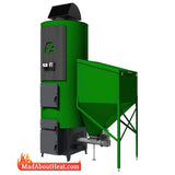  Automatic wood pellets, biomass, coal, slack, wood fuel space heater and hot air blower 70kW TABi