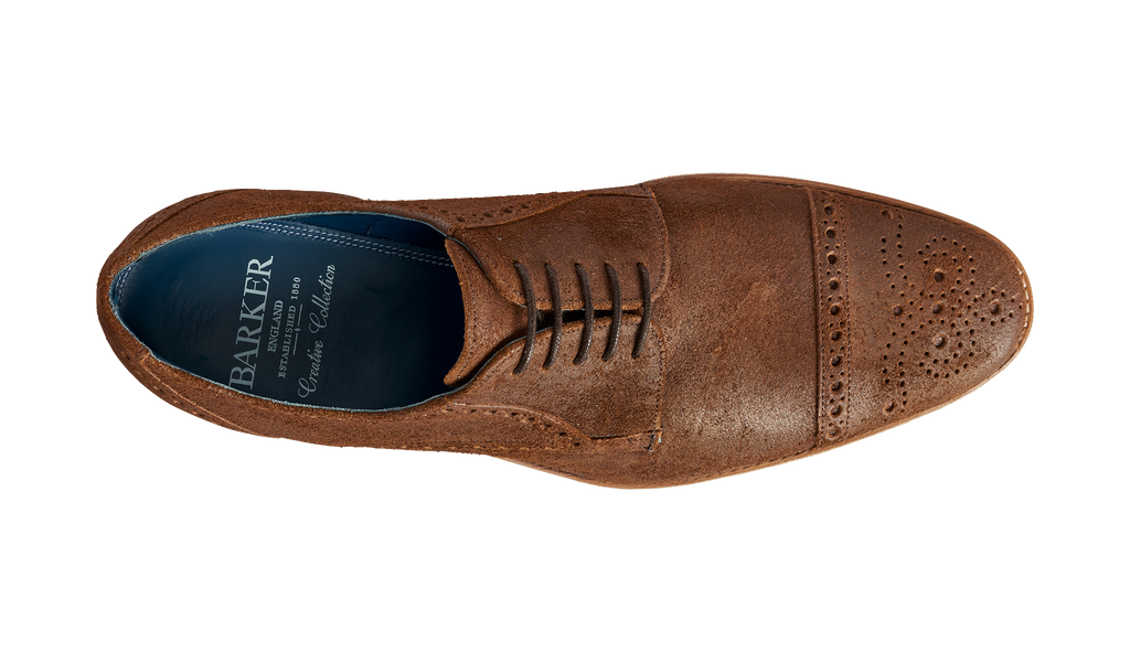 barker brown suede shoes