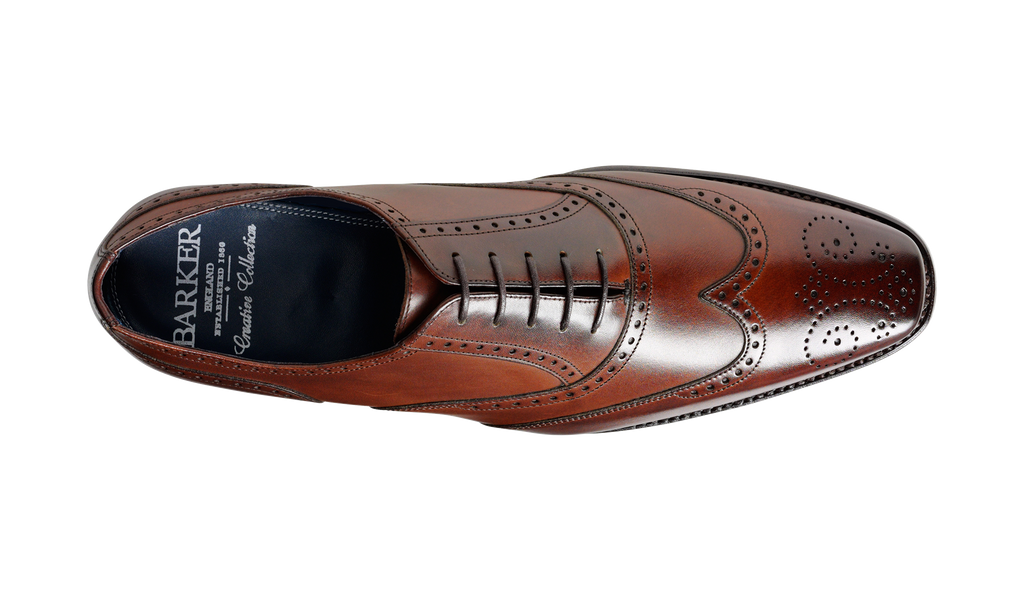 Johnny - Dark Brown Calf | Mens Oxford 