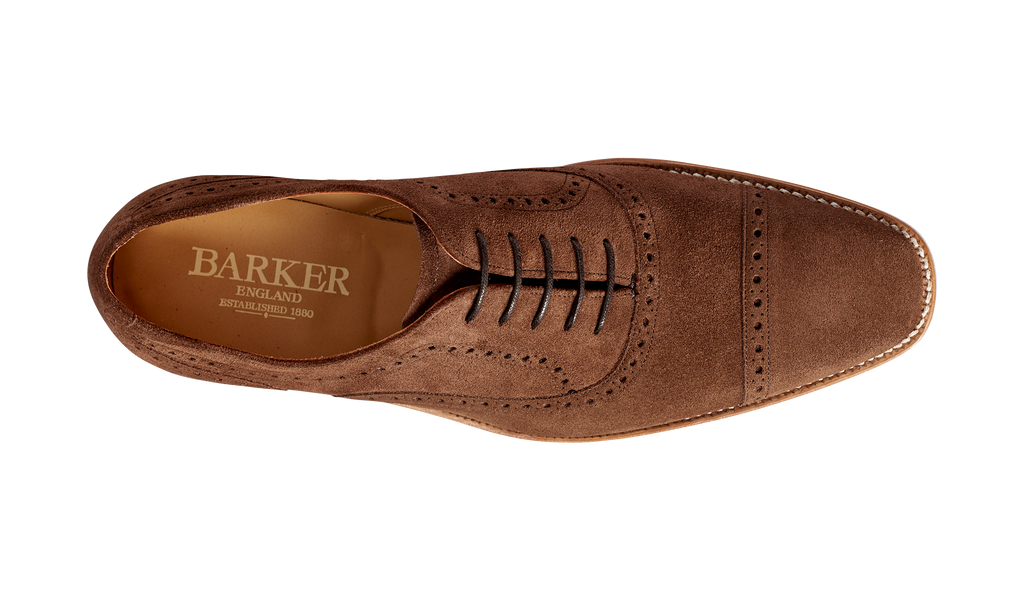 barker suede brogues