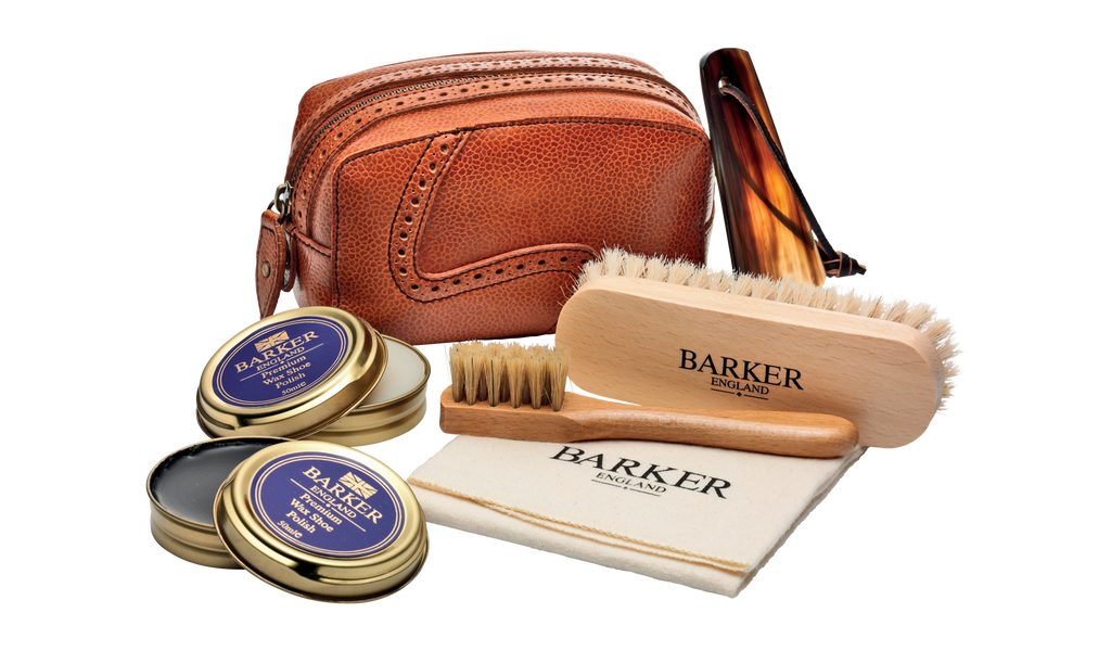 Shoe Care Kit - Cedar Grain | Barker 