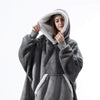 Sweat chaud réversible à capuche en flanelle ultra douce