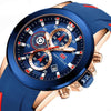 Montre mouvement quartz avec bracelet en silicone
