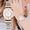 Montre quartz élégante au cadran nacré