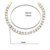 Bracelet scintillant à cristaux zircons