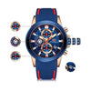 Montre mouvement quartz avec bracelet en silicone