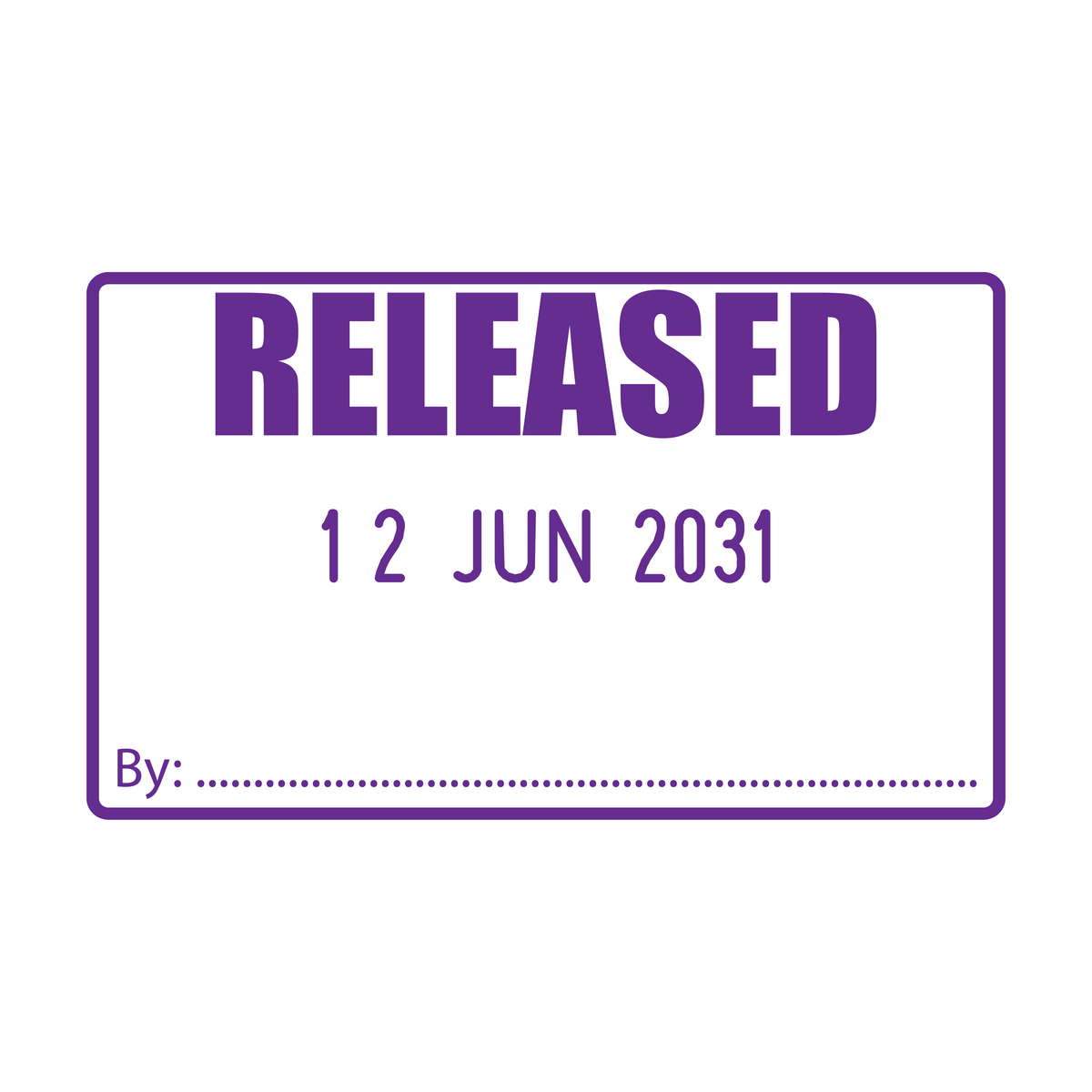 Released Date Stamp Stamp Lab