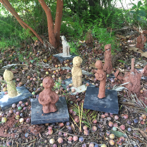 Ceramic Clay Sculpture Buddhist