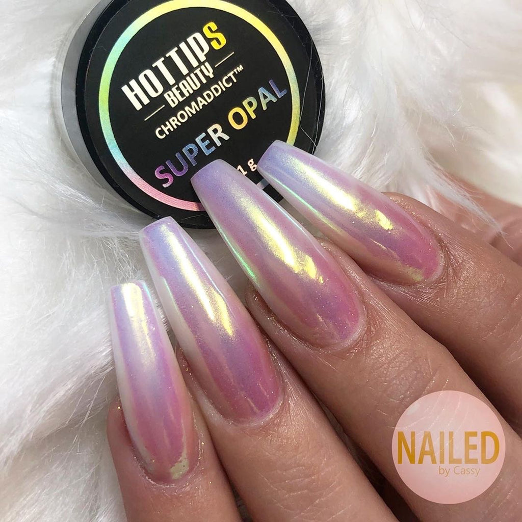 Opal Chrome nail collection Hot Tips Beauty