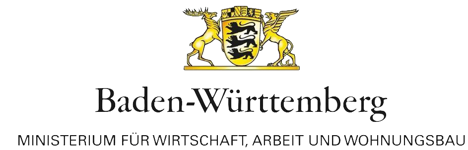 Logo Wirtschaftsministerium Baden-Württemberg state funding for startups
