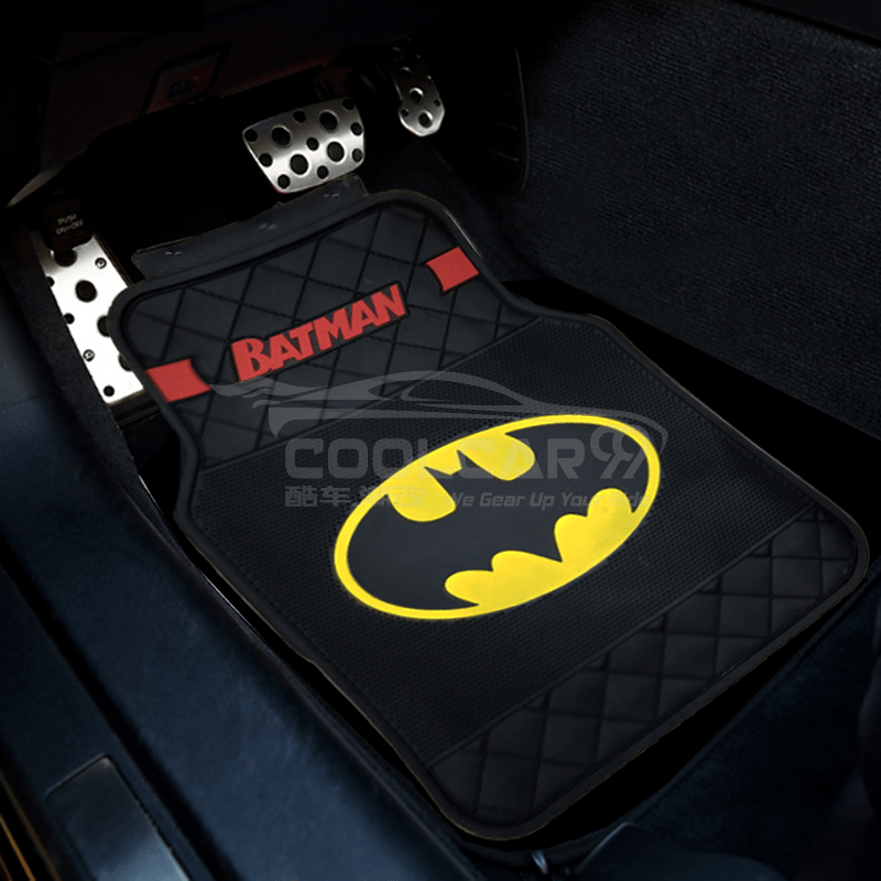 Marvel Dc Car Carpet Latex Floor Mats Foot Mats 5pcs Coolcar99