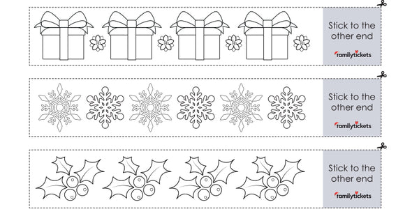 Christmas chain pattern