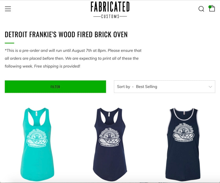 Detroit Frankies Online Pre-Order by Fabricated Customs