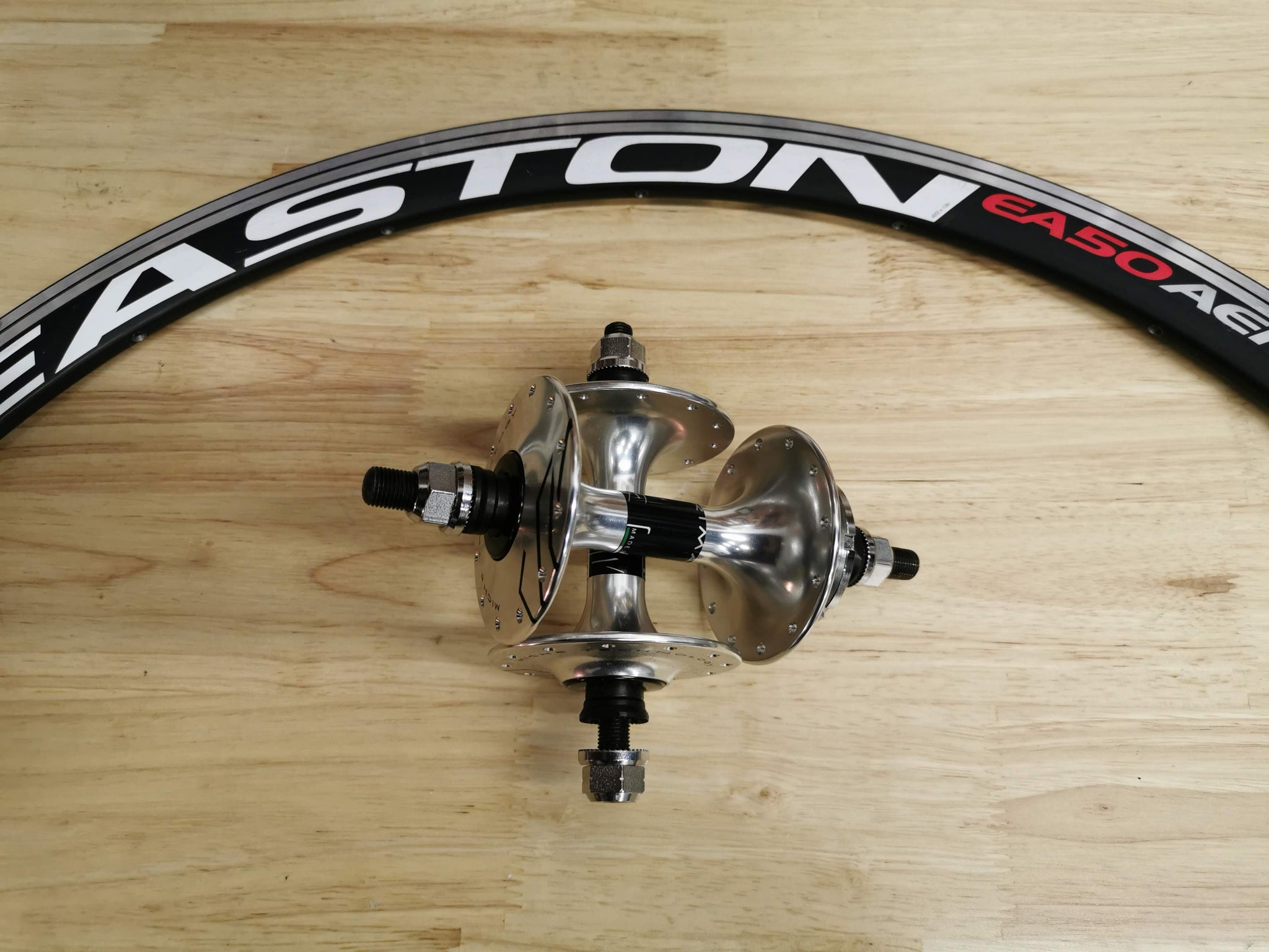 easton ea50 areo track fixed gear bicycle commuter wheelset 