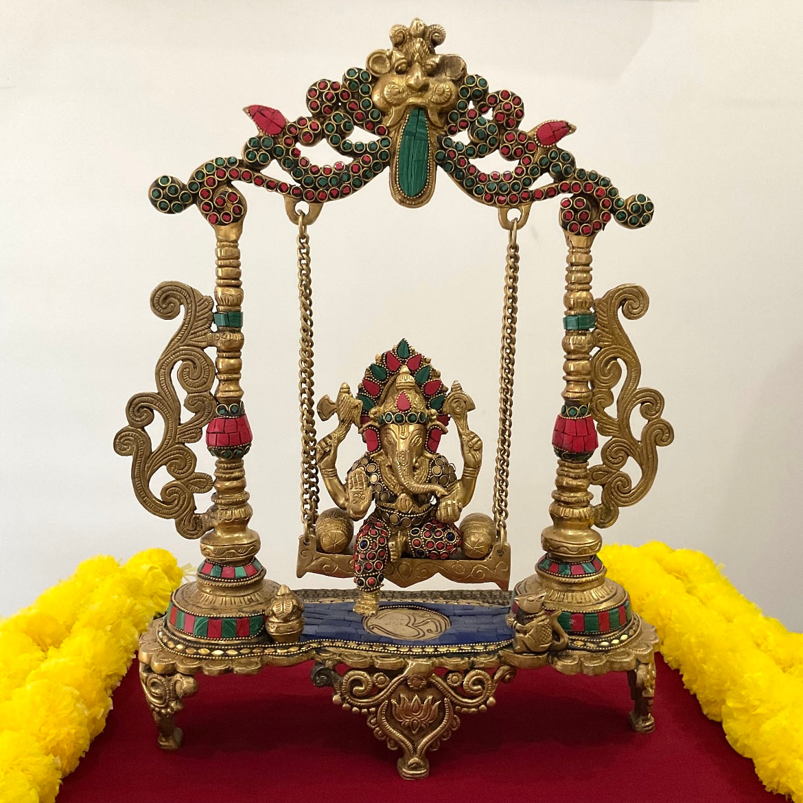 Lord Ganesh Brass Idol & Figurines | Home Decor | Crafts N Chisel
