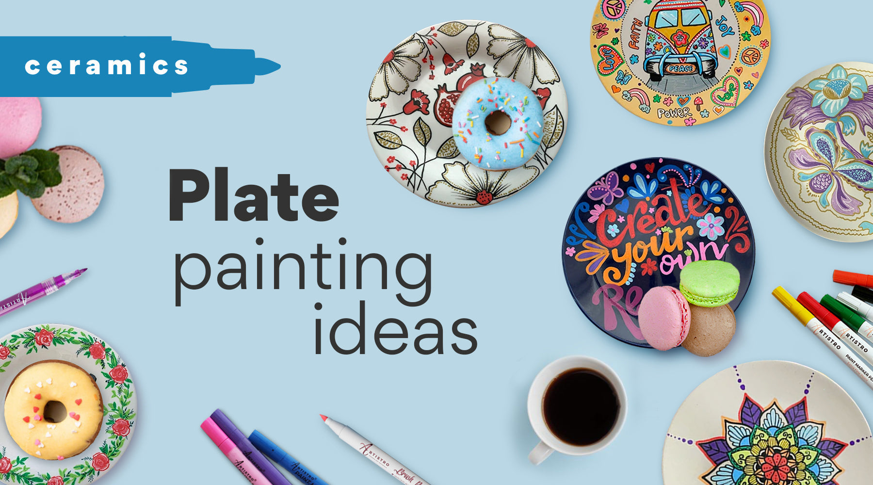 easy patterns to paint on pottery