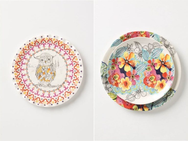 diy plate painting -painting on plate -painting plates with acrylic paint