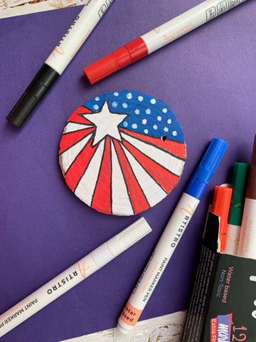 Wood American Flag-easy patriotic paintings-acrylic easy patriotic paintings-patriotic things to draw-patriotic drawing ideas