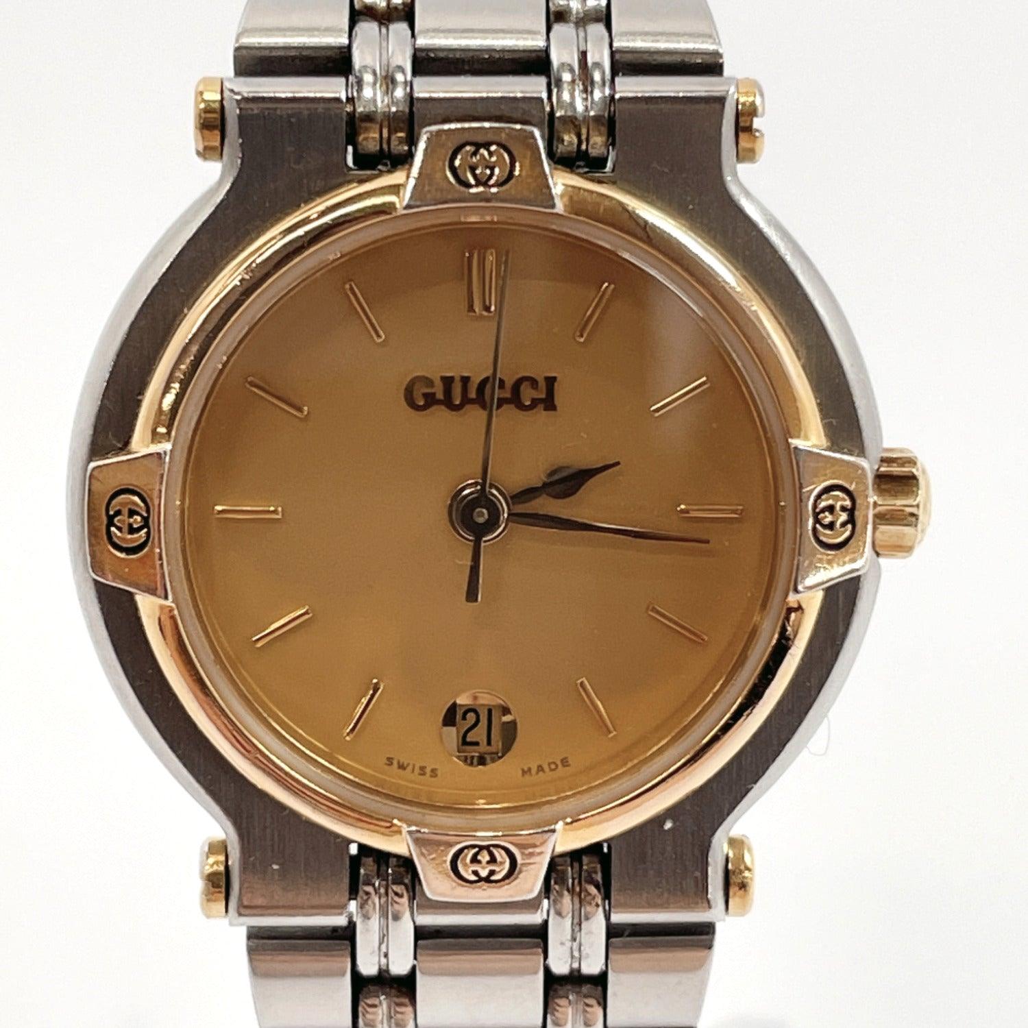 Link Mere spids GUCCI Watches 9000L quartz vintage Stainless Steel gold Silver Women U –  JP-BRANDS.com